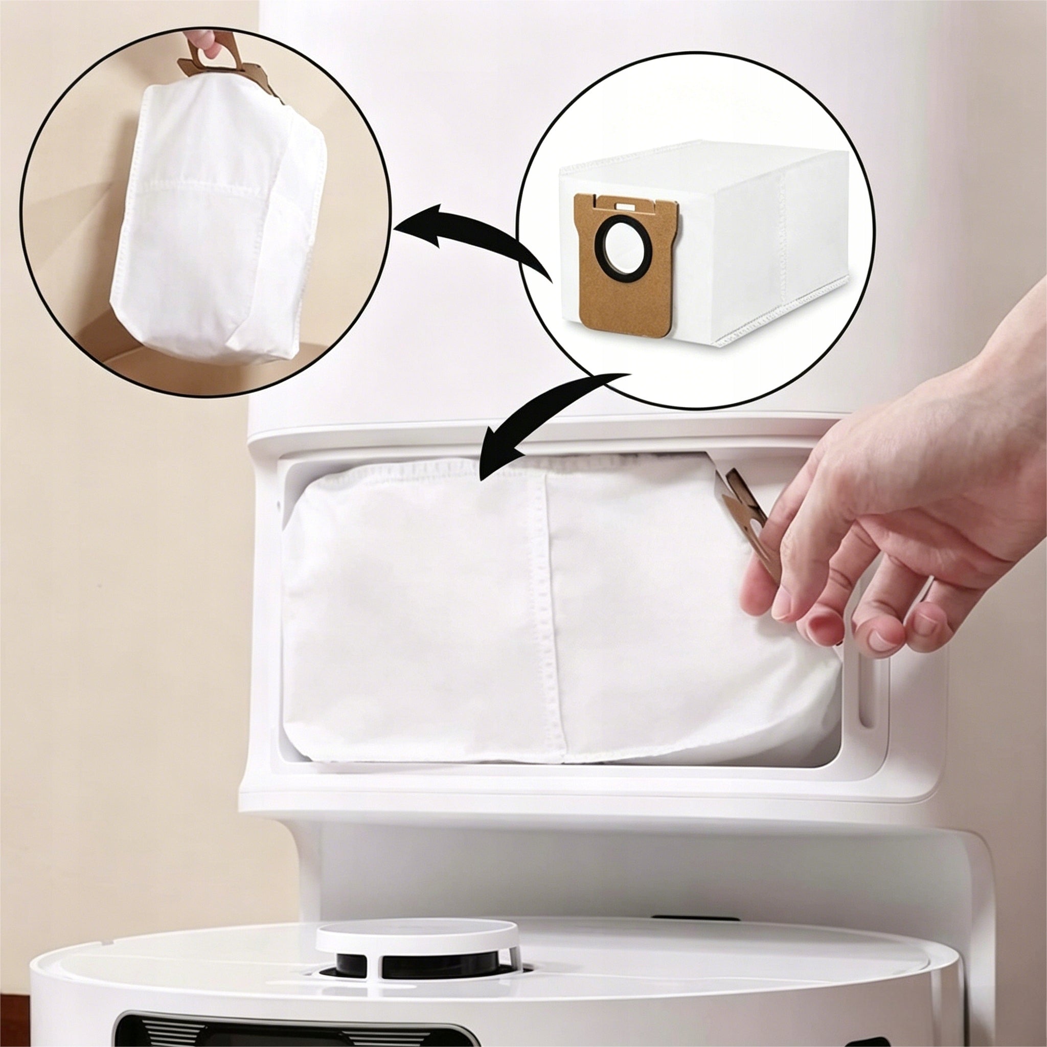 Set of 14x Bags for Xiaomi Robot Vacuum X10+ X20+ X20 Pro H40 Model Worek na kurz do Dreame S10