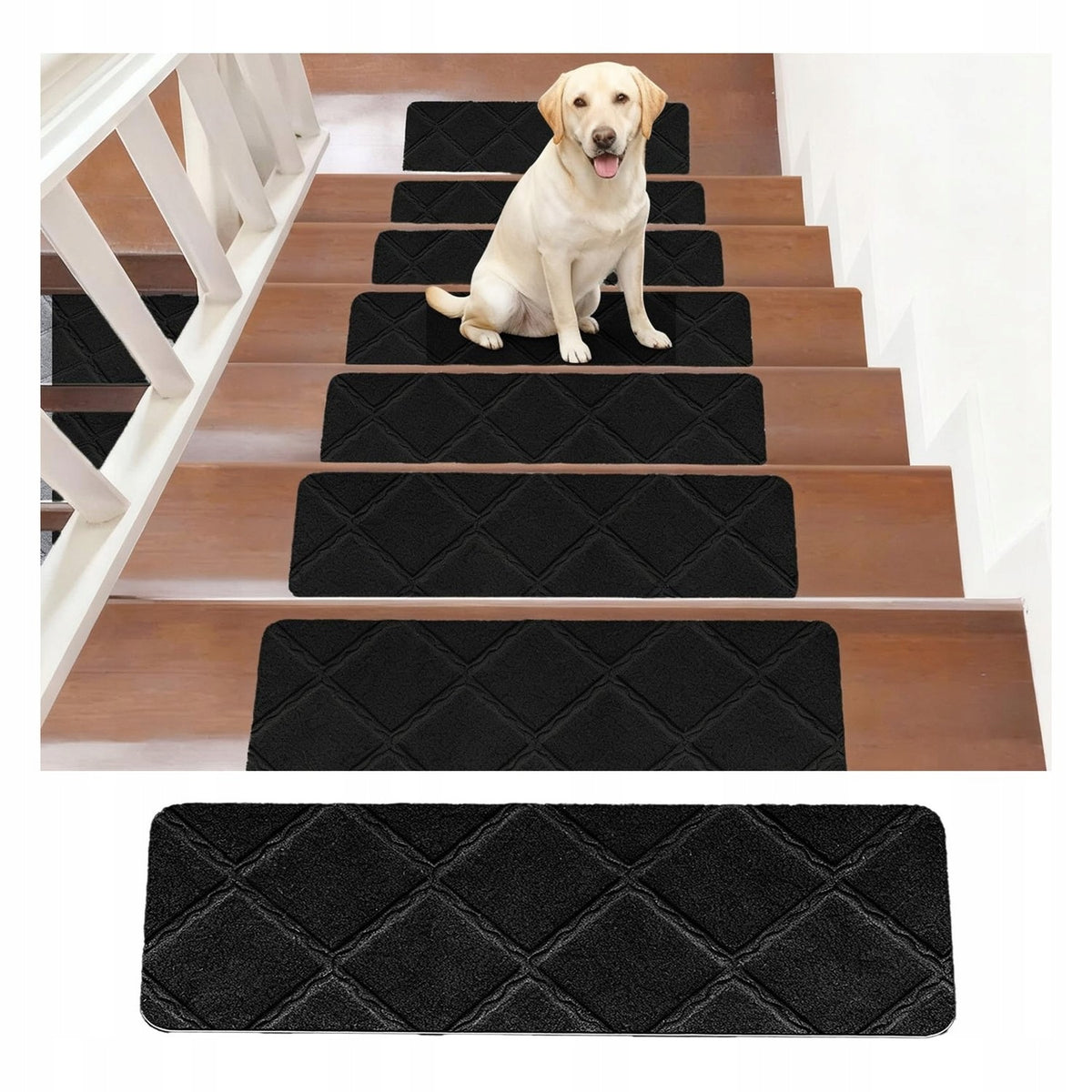 Set of 15 self-adhesive mats - 55 x 19 cm