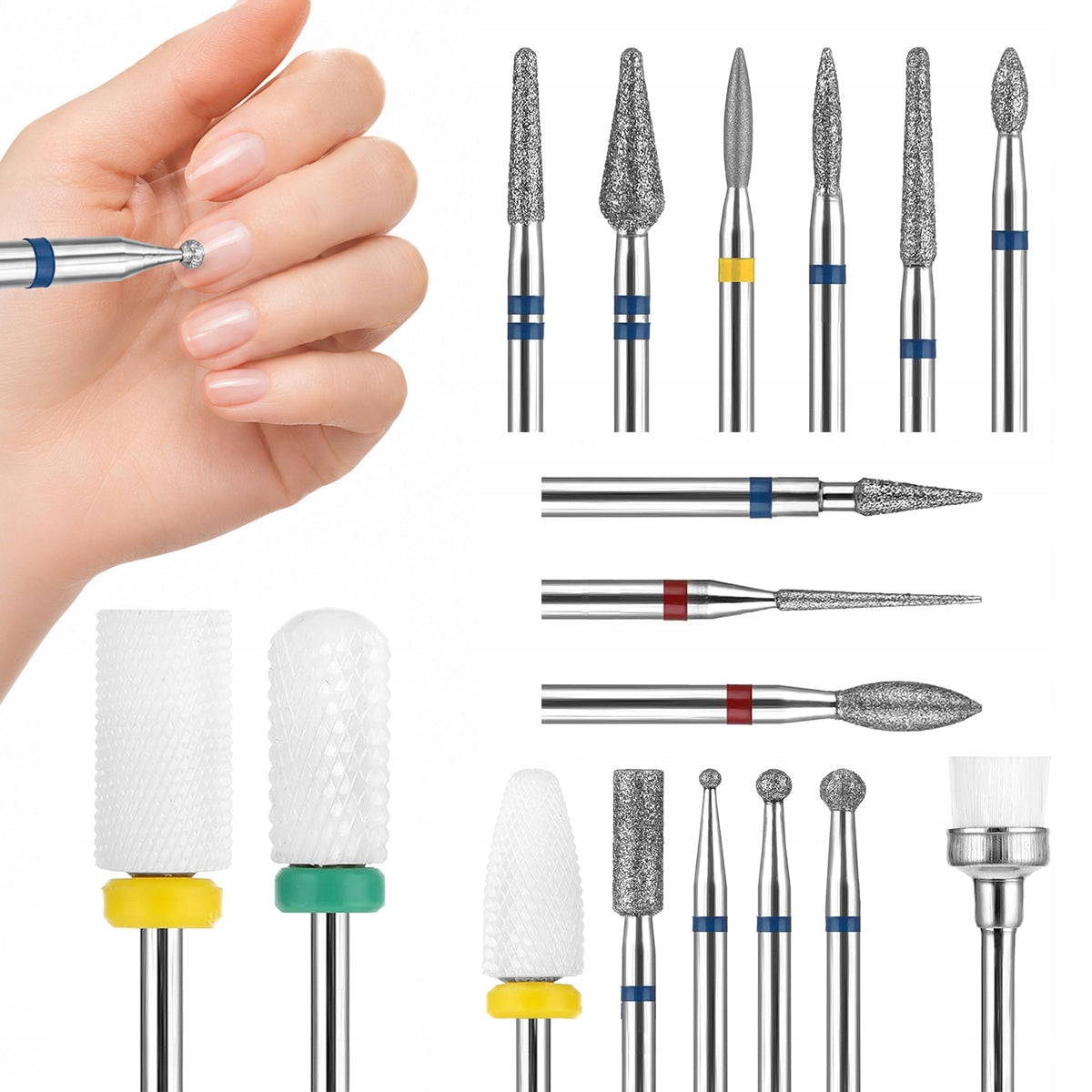 Set of 17 Nail Cutters for Manicure and Pedicure