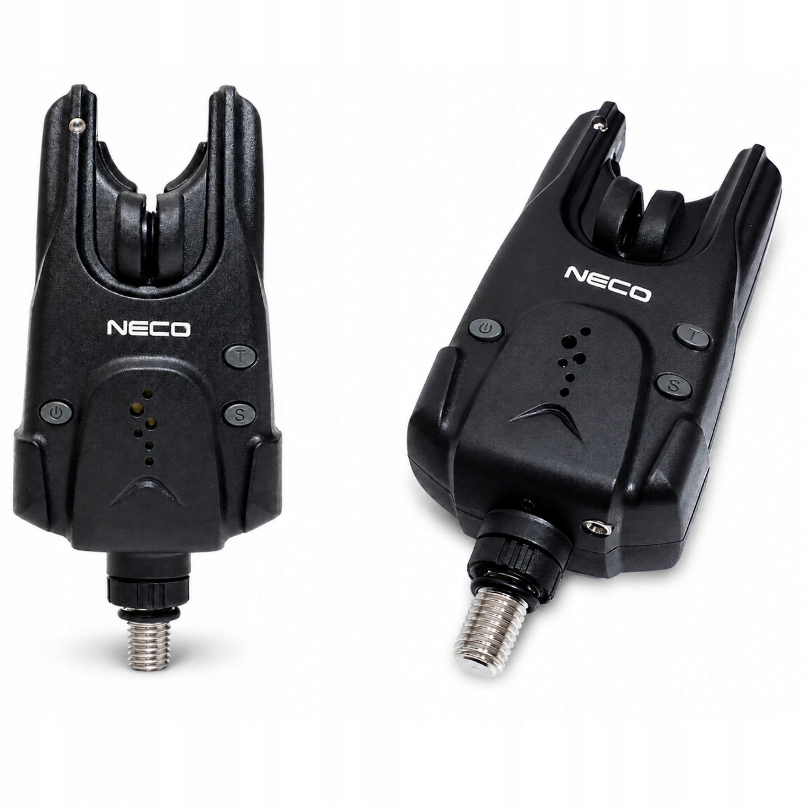 Set of 2+1 Bite Alarms with Control Unit and Suitcase NECO C102 Black Packaging status original