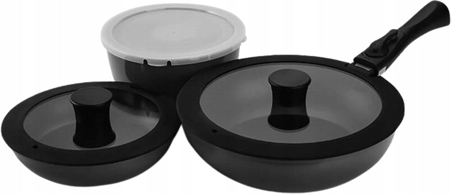 Set of 2 Pans and saucepans with removable handle Maestro