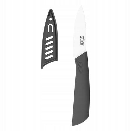 Set of 2x Ceramic Knife 7,5 cm Ultra Sharp For Fruit Vegetables Premium Brand 5five Simply Smart