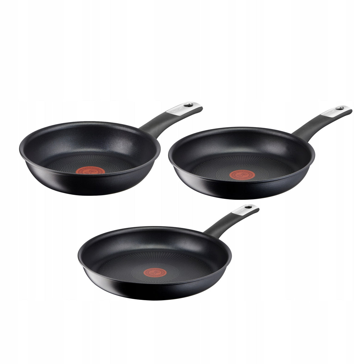 Set of 3 pans 20/24/28 cm TEFAL Unlimited induction non-stick gas