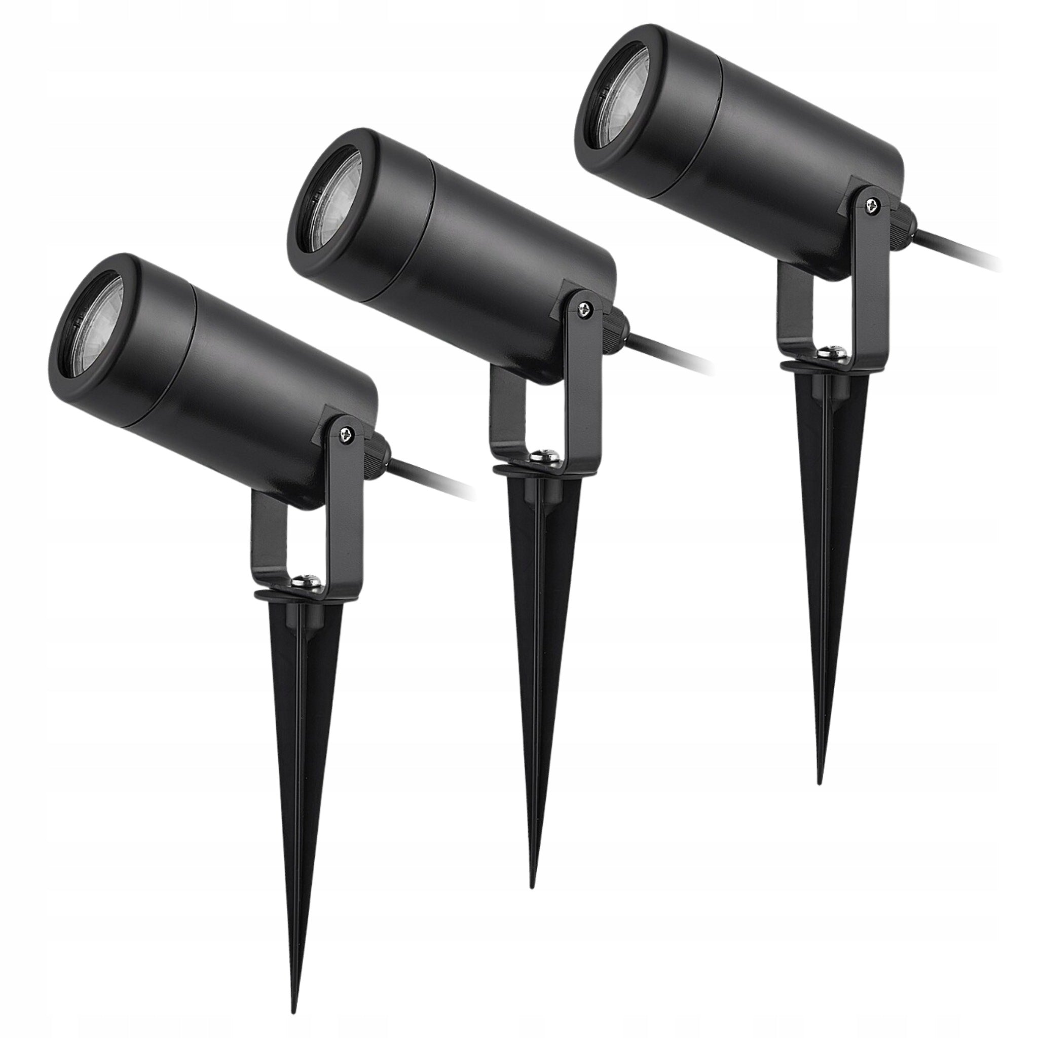 Set of 3 x Outdoor Garden Headlight Adjustable IP65 Rabalux