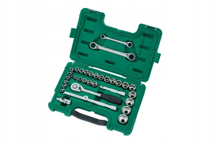 Set of 33 1/2" socket wrenches with 4in1 wrenches