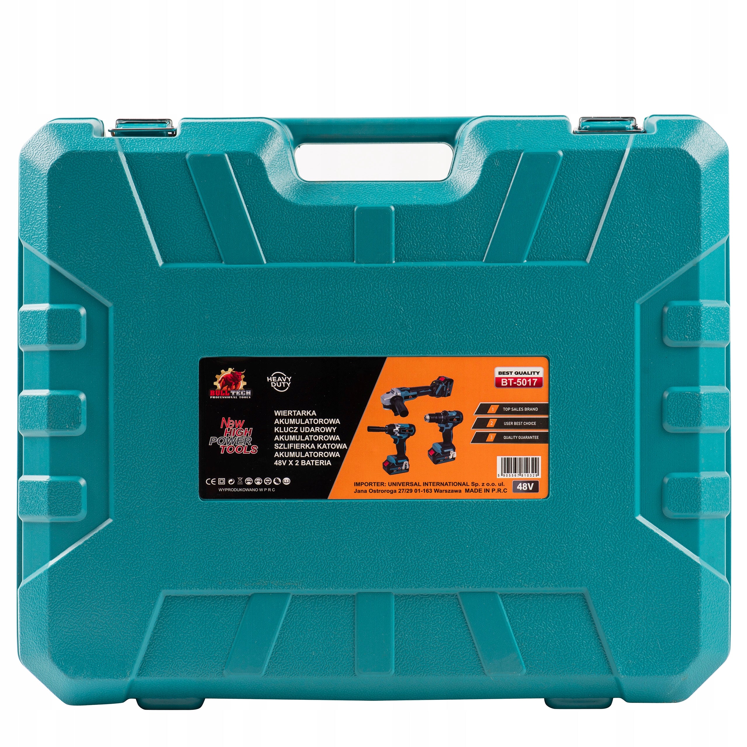 Set of 3in1 Drilling Machine + Angle Grinder + Impact Wrench 48V 6.0 Manufacturer code BT-5017