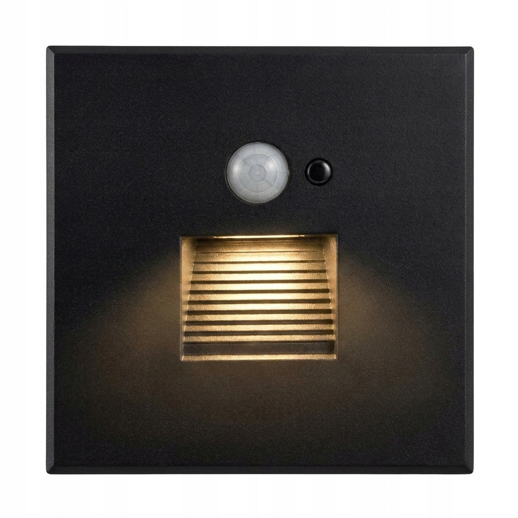 Set of 4+2 LED Stair Fixtures 230V Aluminum BLACK | 3000k/4000k/6000k Manufacturer code ZESTAW 4+ 2 Czarna ALU