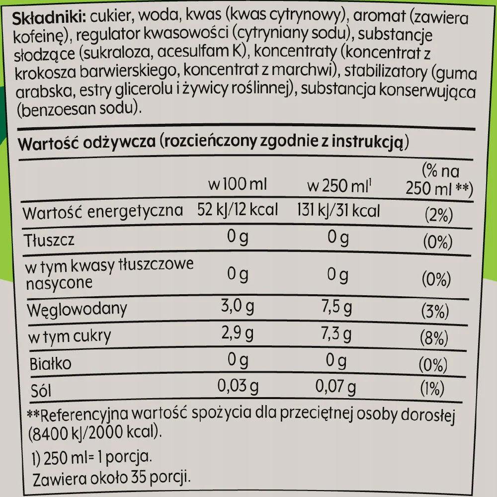 Set of 4 SodaStream 2x Mountain Dew + Mirinda + 7UP Sugar Syrups Manufacturer code 2x DewCukier + Mir + 7up