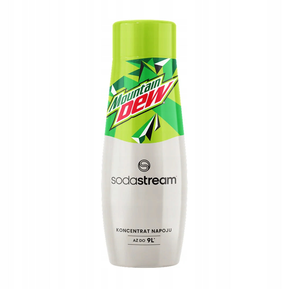 Set of 4 SodaStream 2x Mountain Dew + Mirinda + 7UP Sugar Syrups Packaging status original