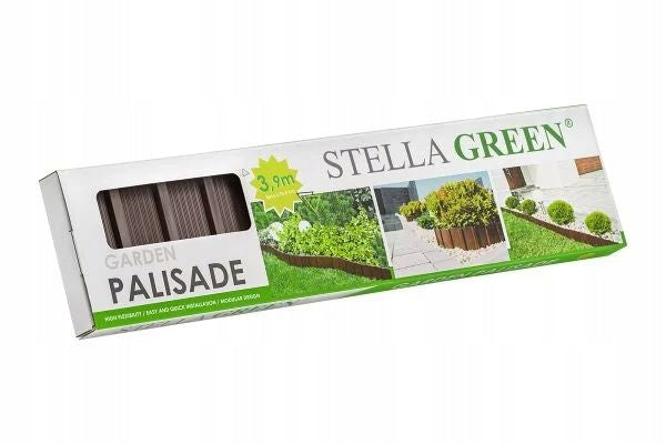 Set of 5pcs Garden Palisades Brown Stella Green Lawn Fence