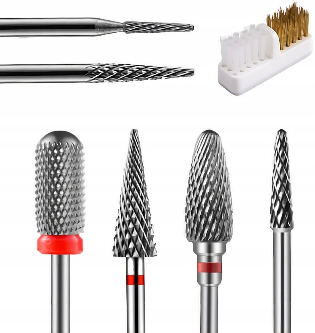 Set of 6 Red Sintered Carbide Cutters + FREEBIE