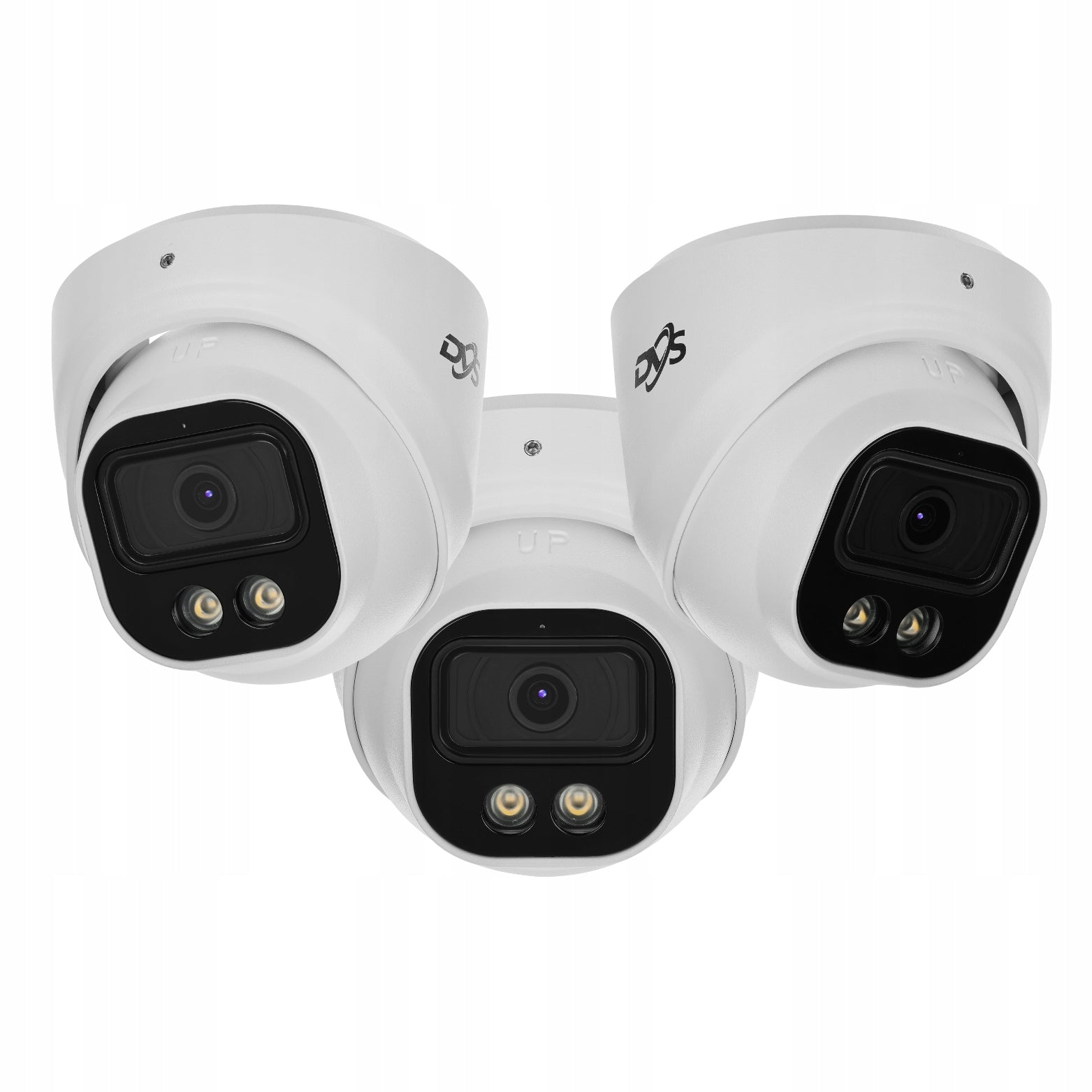 Set of 6 cameras 5mpx analog cameras for monitoring with 1TB DUAL DVS disk Packaging status original