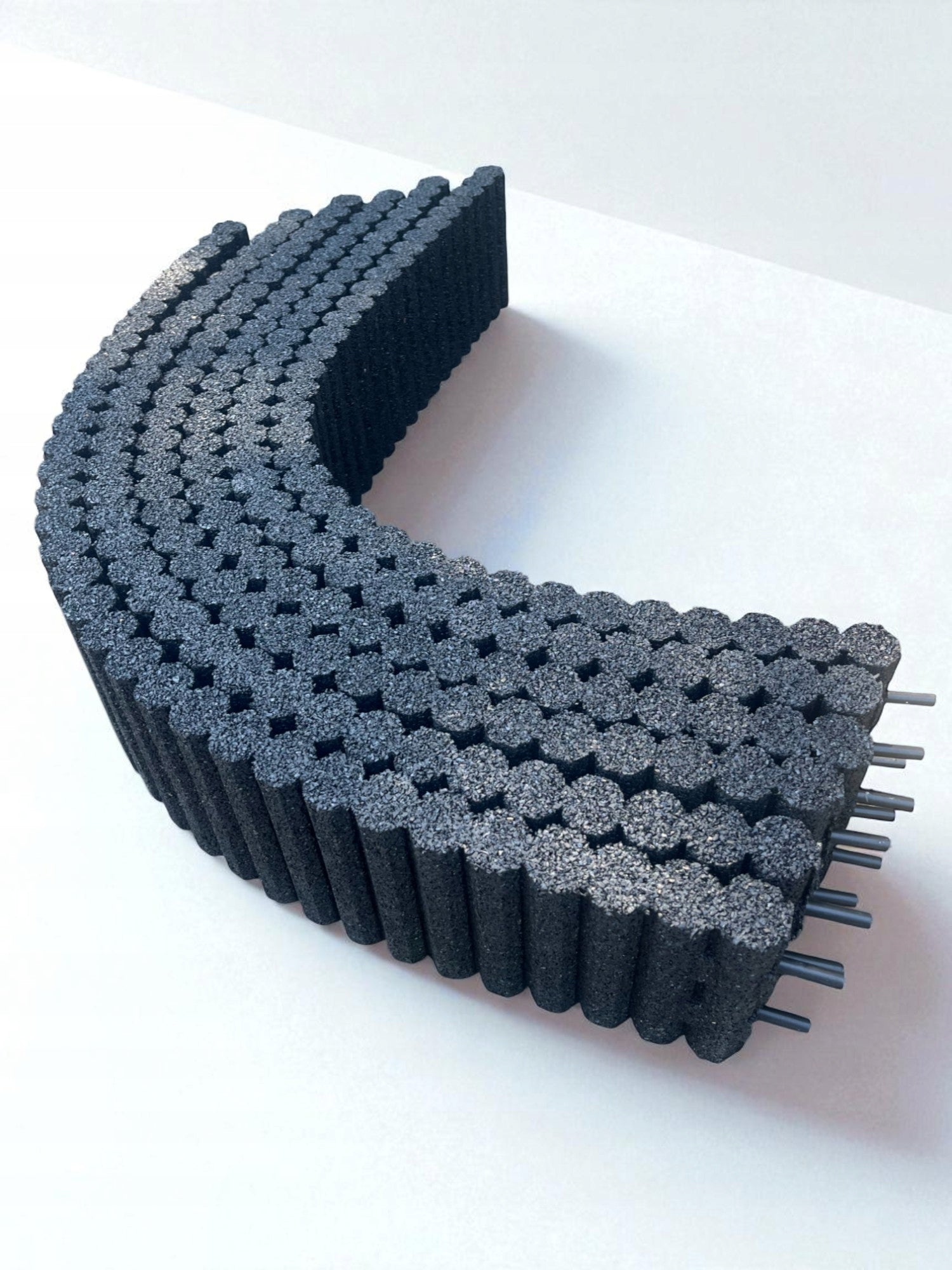 Set of 6 x 1mb Palisade Rubber Edge Black Packaging status original