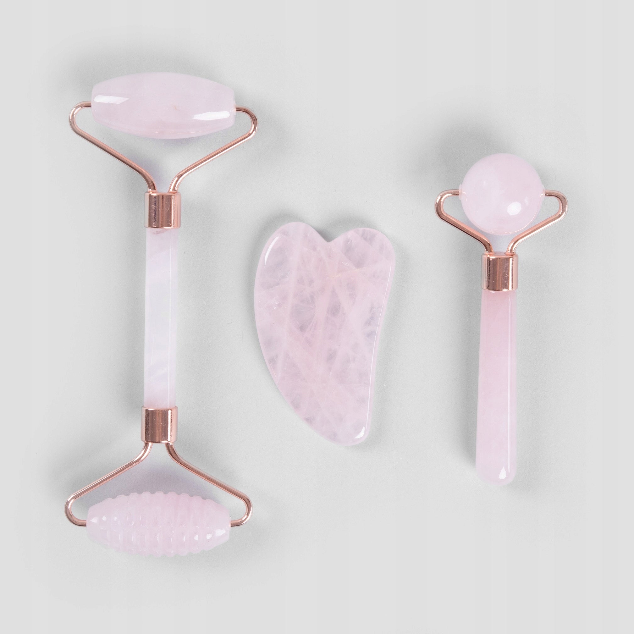Set of ASTRAL face massage accessories with jade pink HOMLA Packaging status original