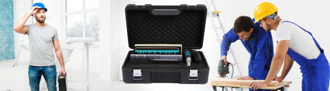 Set of Bihui 12-piece tile trowels in a suitcase Manufacturer code PTSCK12