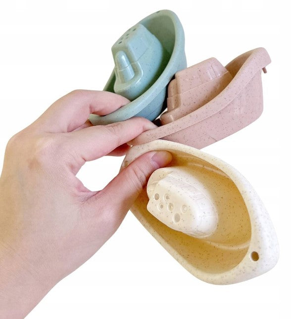 Set of Bocioland Ships for pastel bath 6 pcs. Brand Bocioland