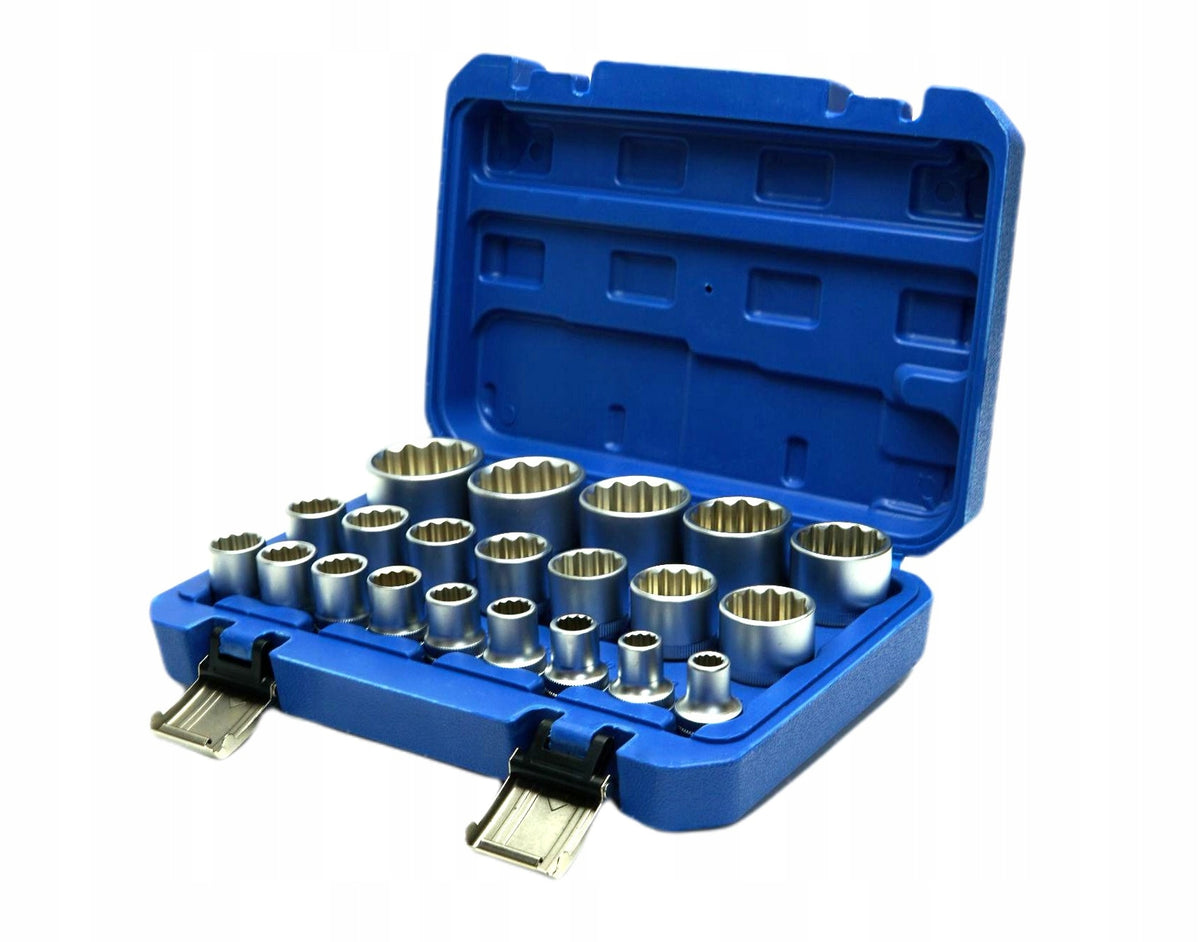 Set of Caps 1/2 12-Angle 8-36mm Socket Wrenches 21el CrV Strong Farys Brand Farys