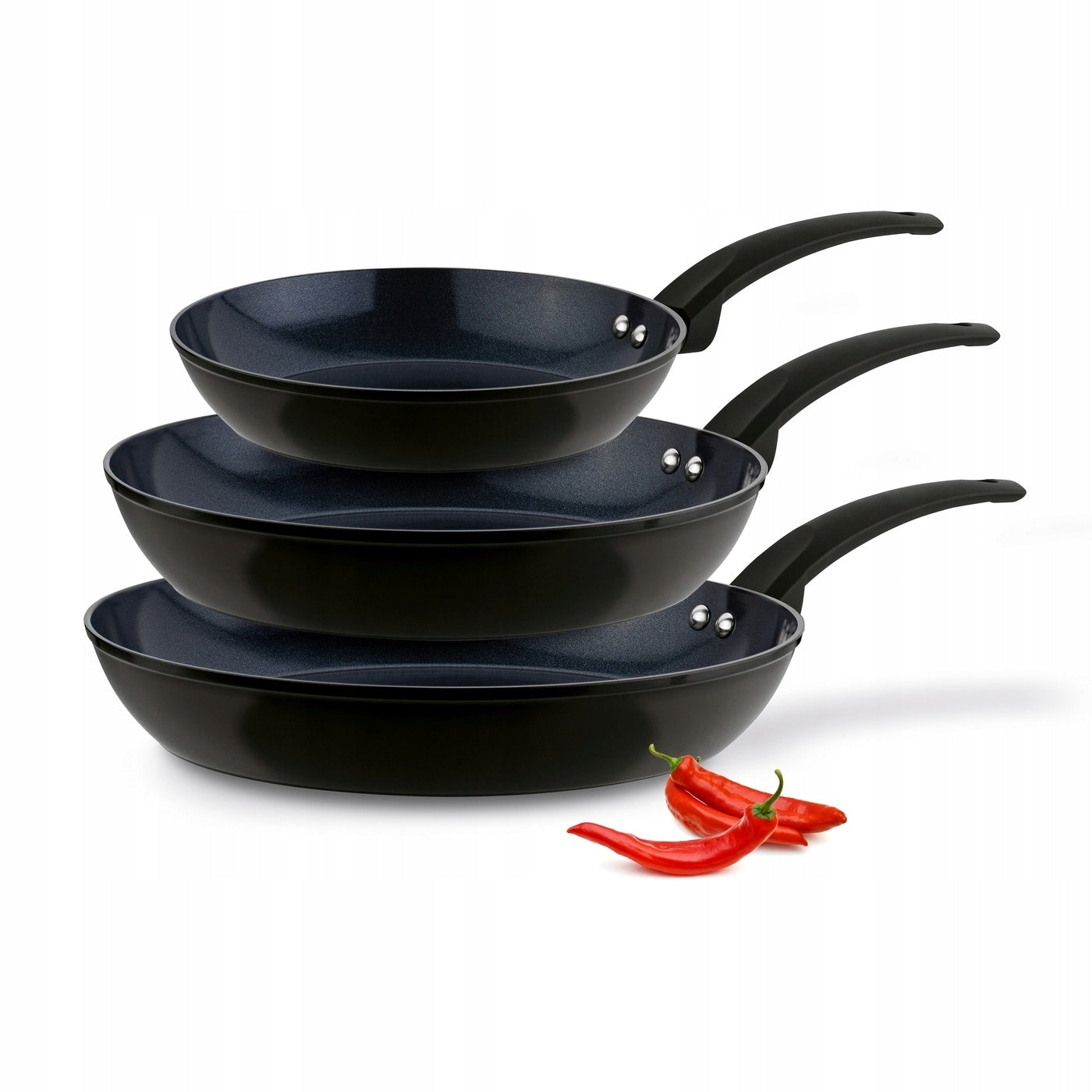 Set of Ceramic PANS INDUCTION LARGE Gas Konighoffer Triste 20/24/28