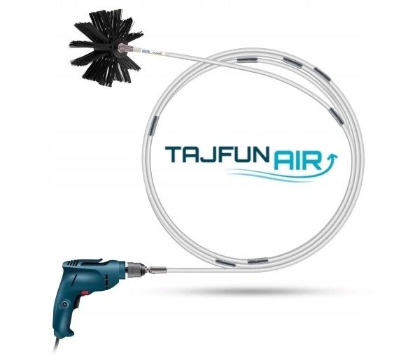 Set of Cleaning Brush for Ventilation and Recuperation Typhoonir 7,2m Manufacturer code ZESTAW DO CZYSZCZENIA rekuperacji