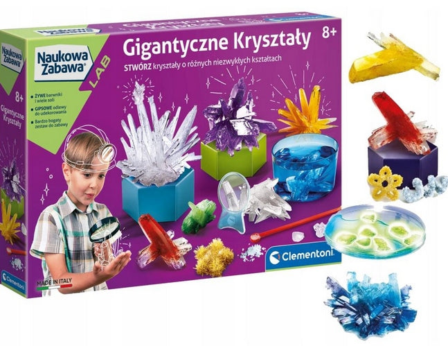Set of Clementoni Giant crystals 50106