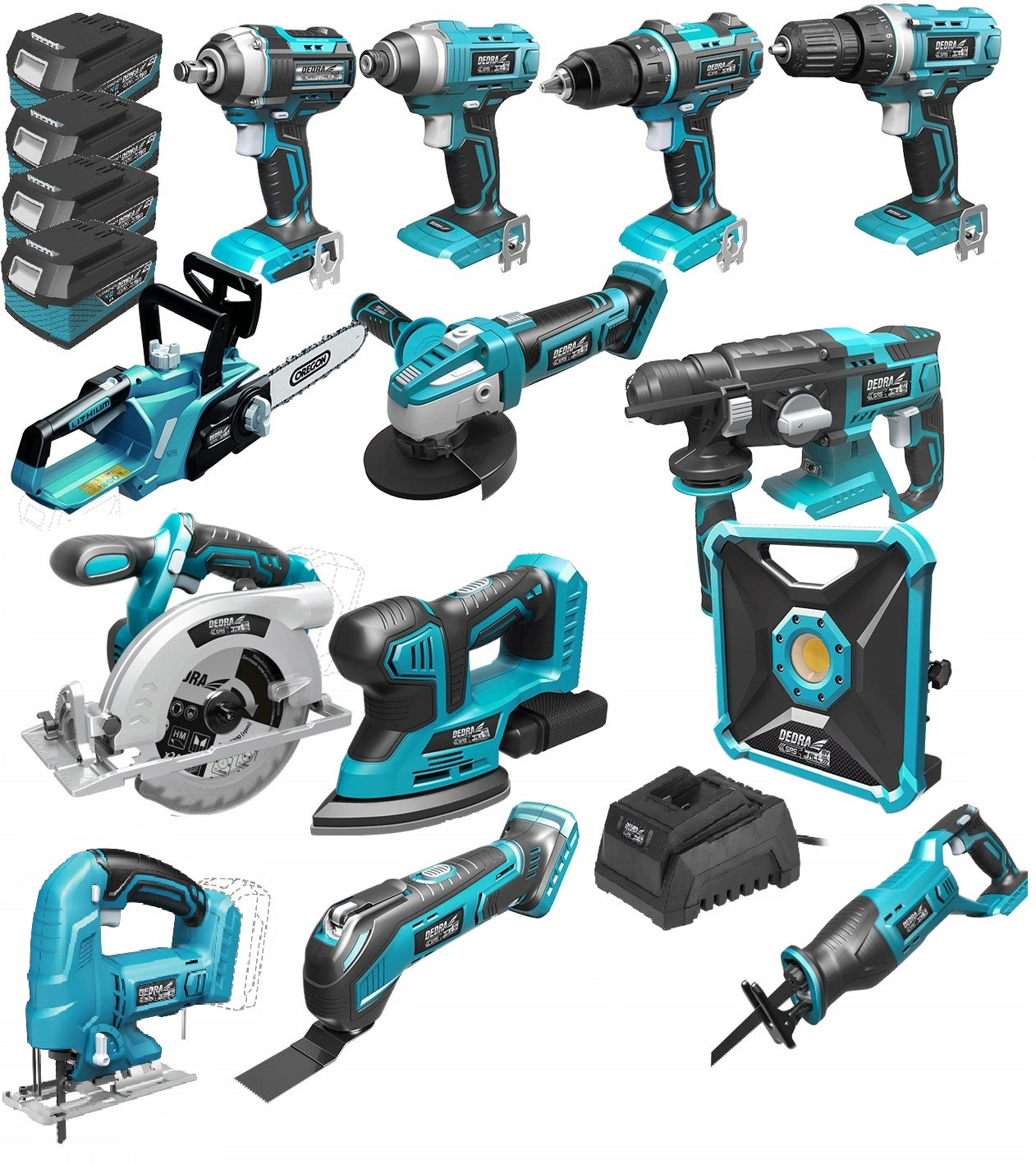 Set of Cordless Power Tools