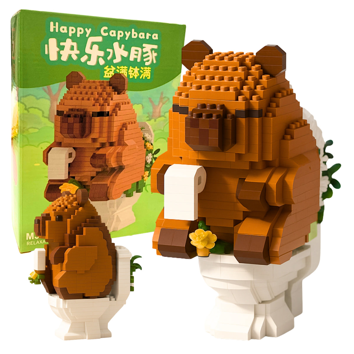 Set of Cupid Blocks Mini Blocks Toilet Paper 610 el. Figurine