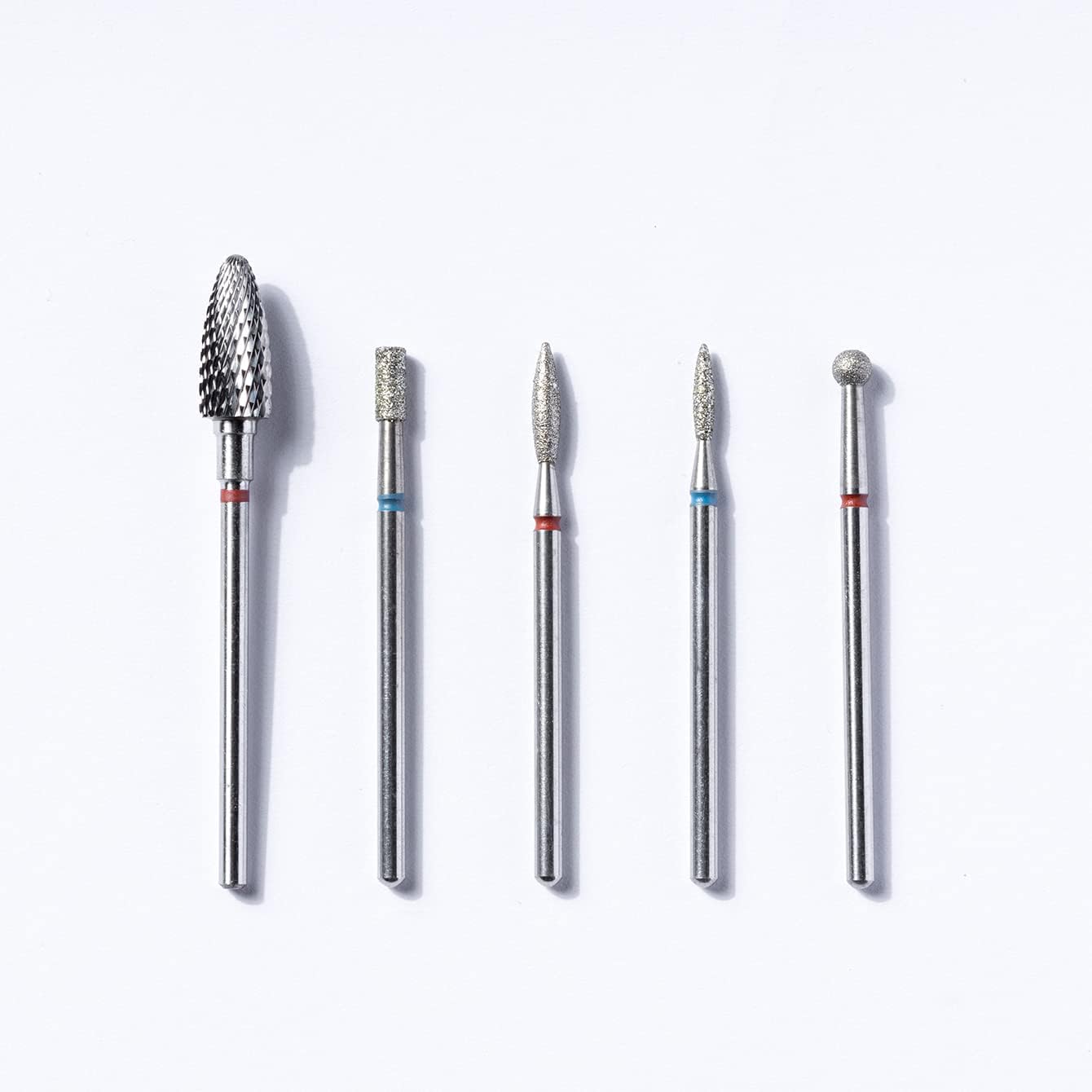 Set of Cutters for Milling Machine NeoNail Mani & Pedi 5 pieces silver Medium Manufacturer code 8947