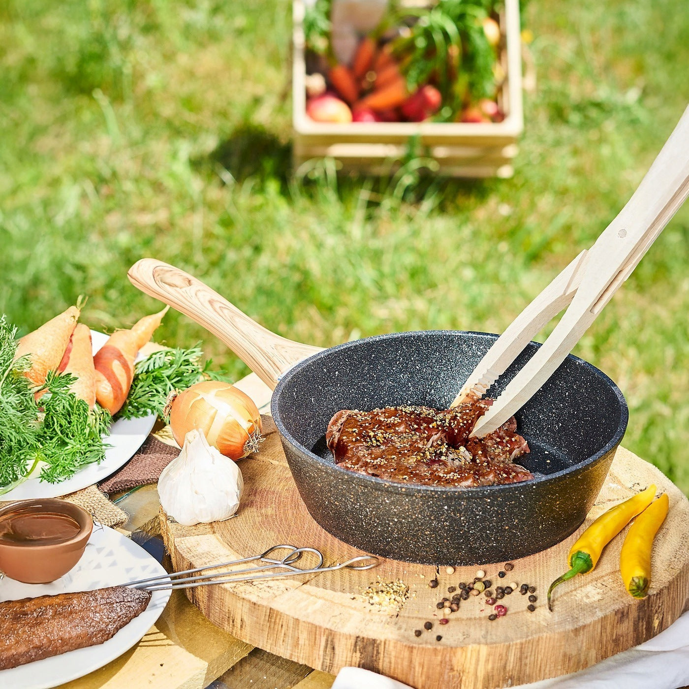Set of DEEP Granite PANS Konighoffer Pescado 20/24/28 cm Brand Konighoffer