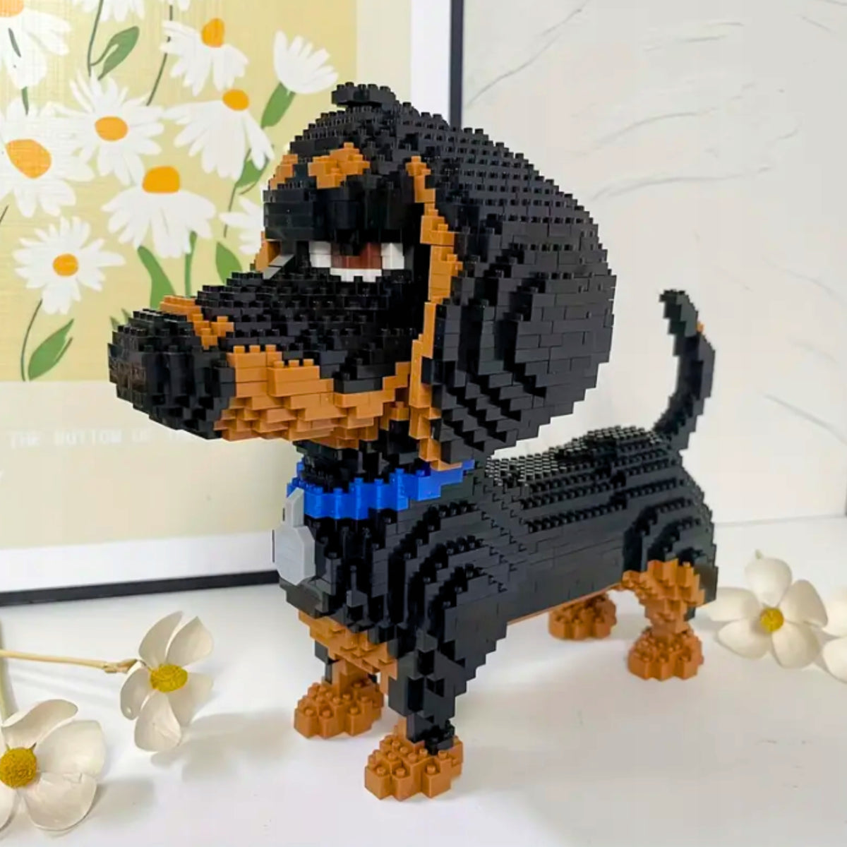 Set of Dachshund Blocks 2100 el. Dog Model 3D Building Blocks Brand Skibi Store