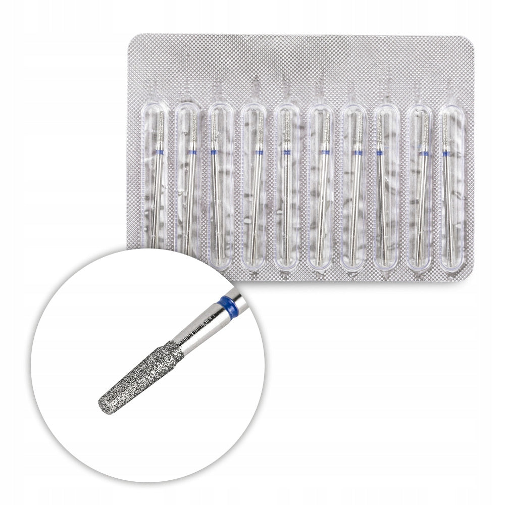 Set of Diamond Cutters Cone Blue Medium - 10 pieces Packaging status original