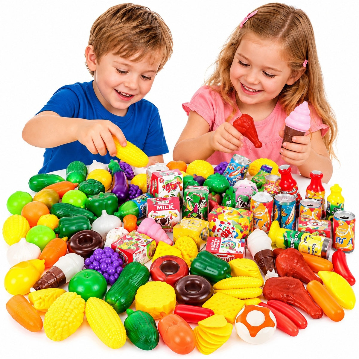 Set of Food for Play 120 el. Fruit Vegetables Food Products Kitchen Manufacturer code 59057211808245494
