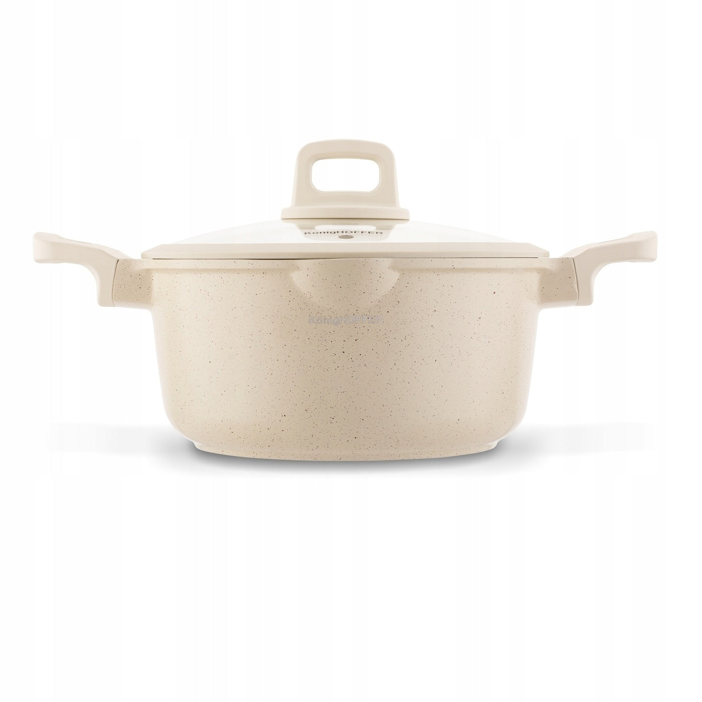Set of PAN POTS Induction GAS LARGE Konighoffer Creamy Marble 10el Additional information suitable for ceramic cooker suitable for electric cooker suitable for gas cooker suitable for induction cooker heat-resistant handles cover included