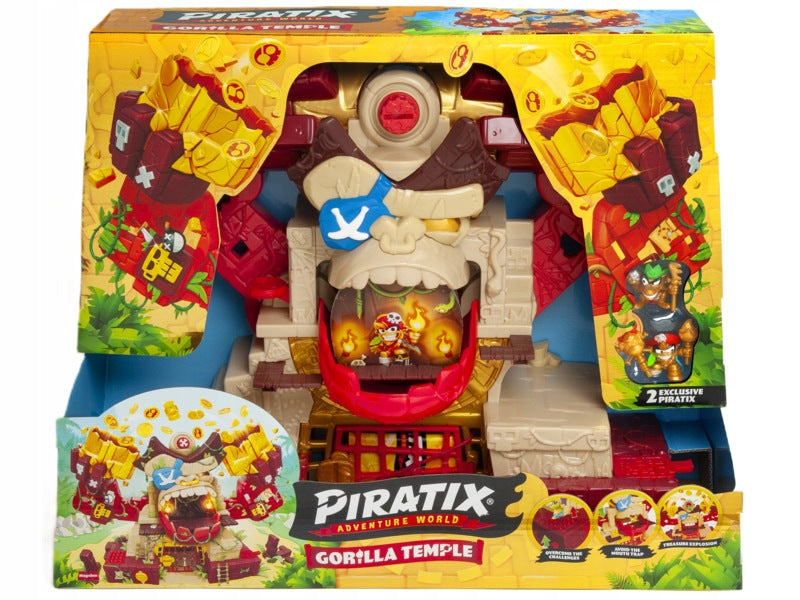 Set of PIRATIX Wild Kingdom Gorilla Temple PPXSP112IN40 figurines