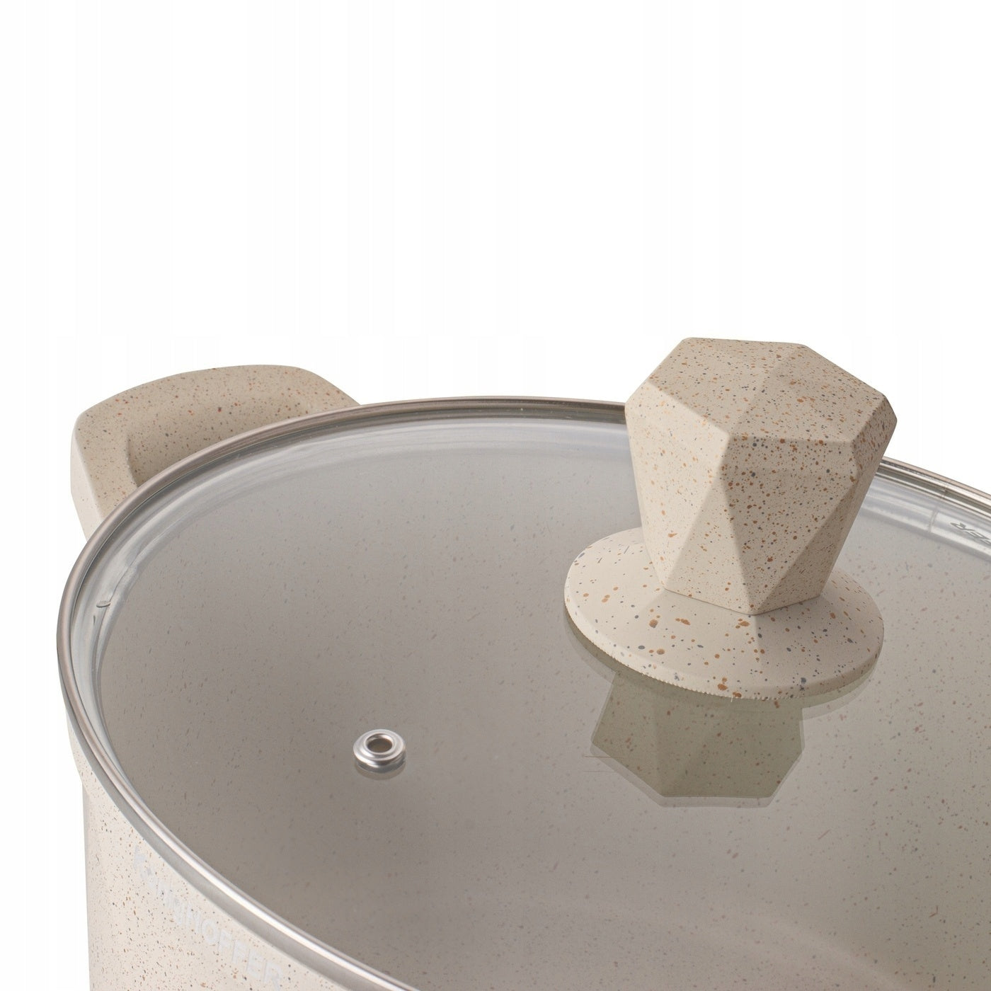 Set of POTS INDUCTION Marble LID Konighoffer Corte 20/24/28 Additional information suitable for ceramic cooker