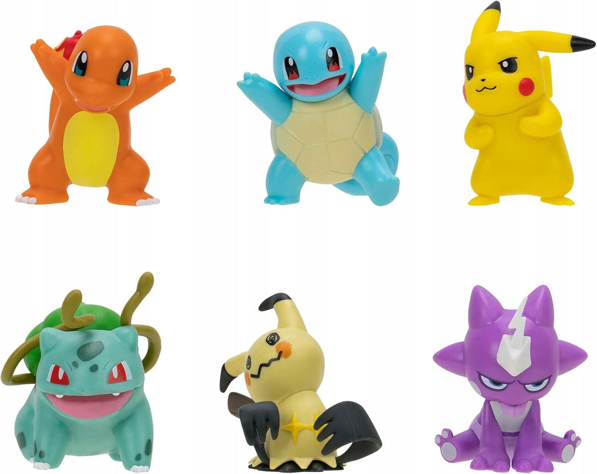 Set of Pokémon 6 figures BATTLE READY MULTI-PACK Pikachu, Mimikyu, Toxel .. EAN (GTIN) 191726425977