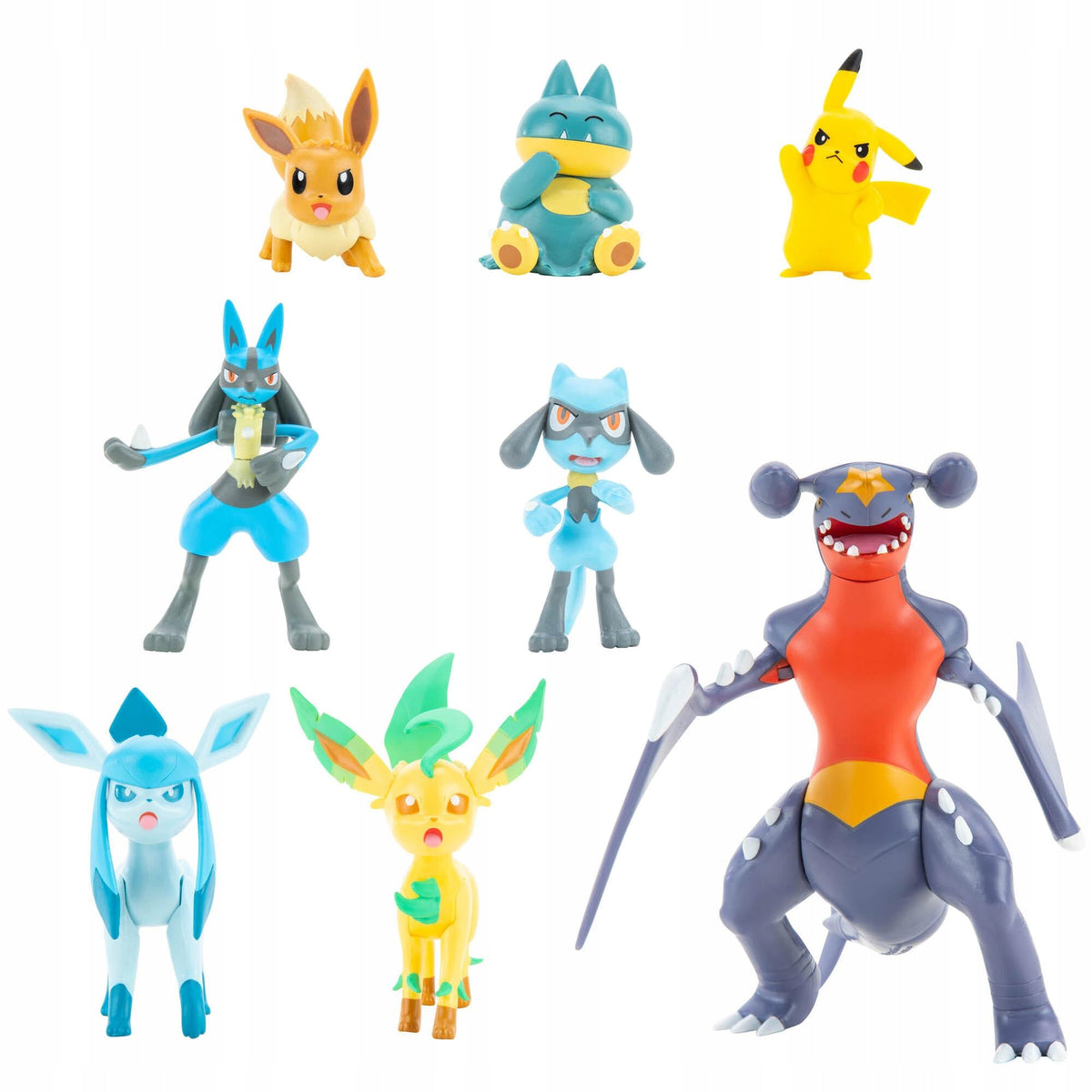 Set of Pokemon 8 figures BATTLE READY MULTI-PACK Pikachu, Lucario, PKW2633 Packaging status original