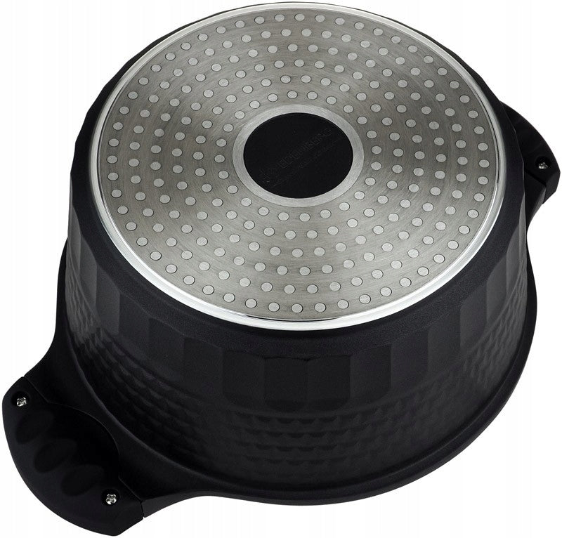 Set of Pots Edenberg EB-5649 Forged Aluminium 10el. BLACK COATING MARBLE Number of items in the set 10