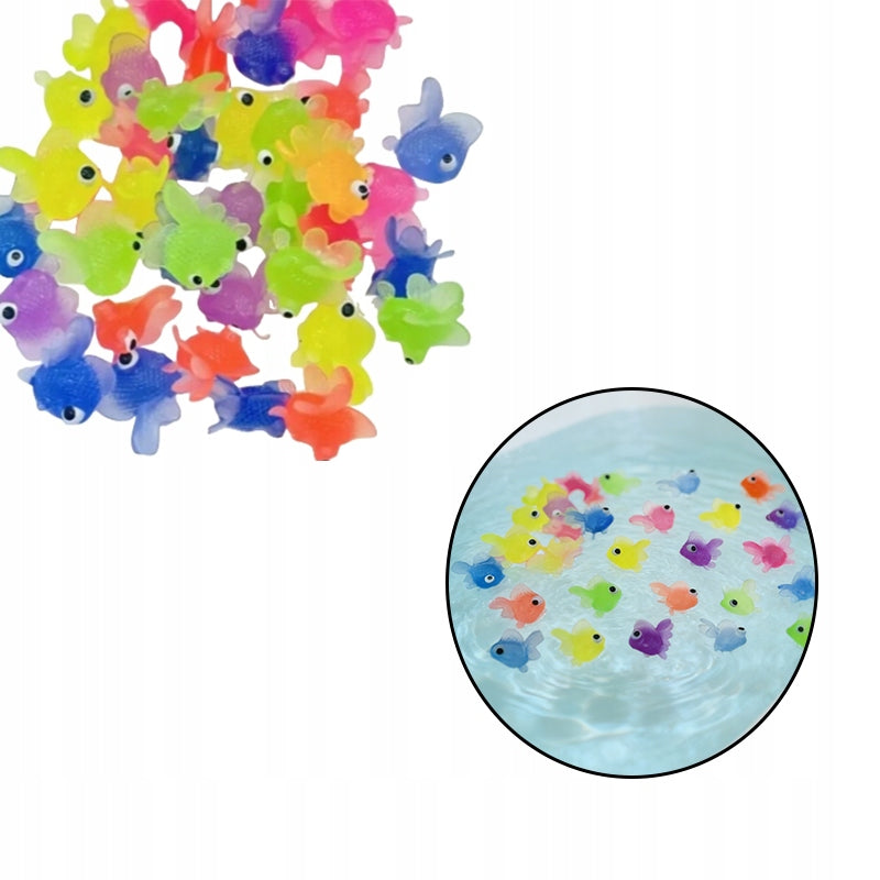 Set of Rubber Small Fish 30 Pieces