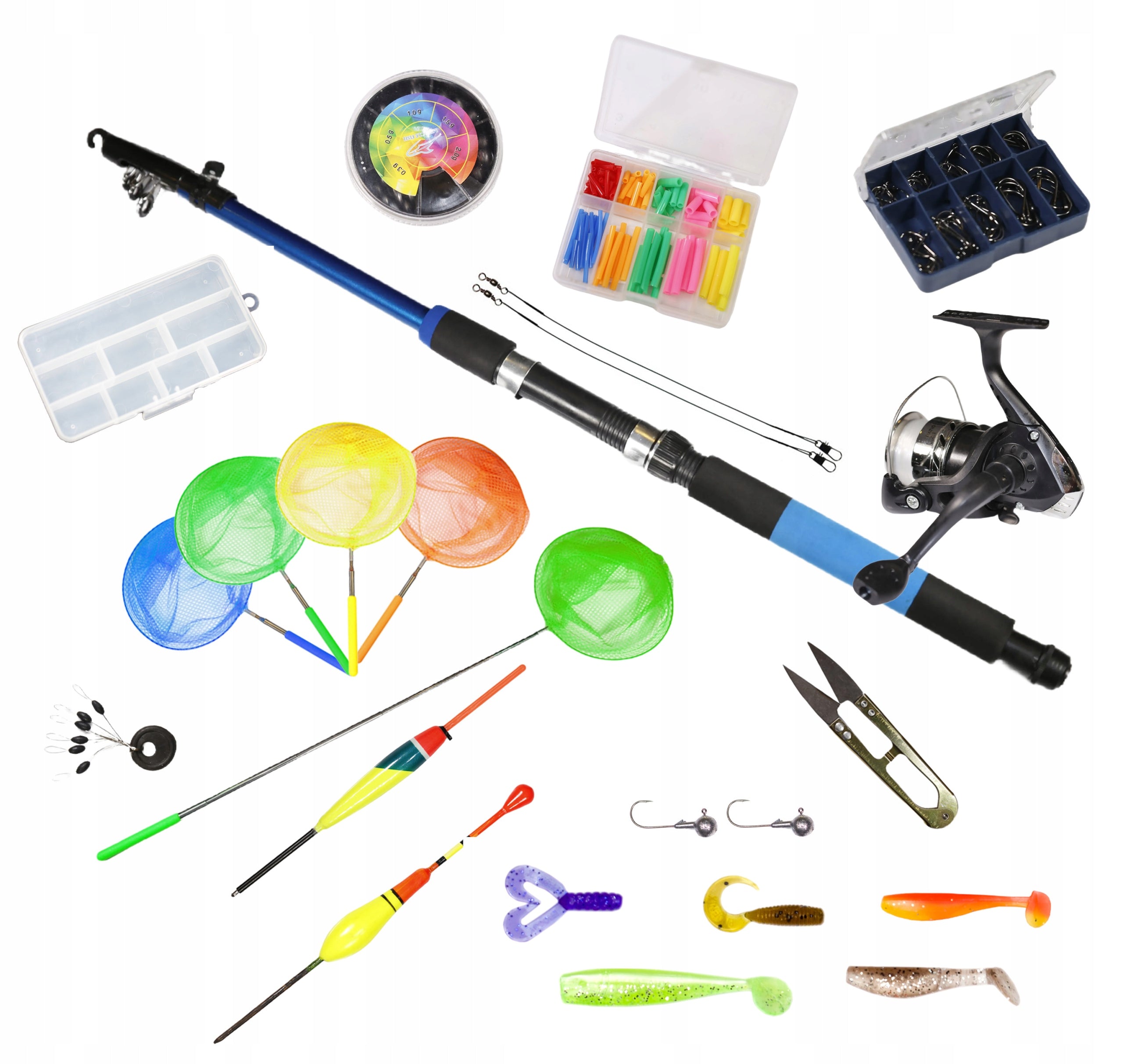 Set of SMALL Fisherman SUPER GIFT FOR CHILD - full package- ZEST-W-08