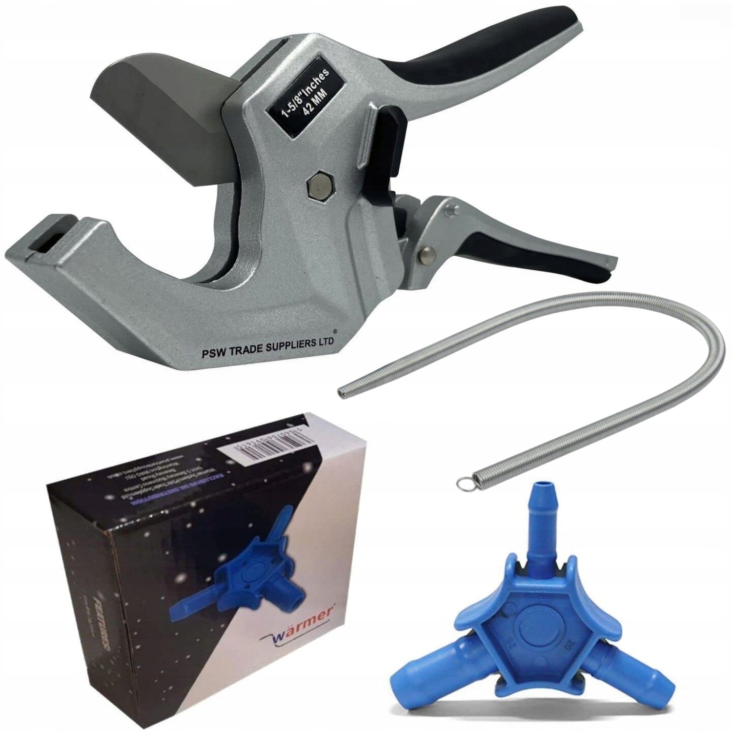 Set of Shears Calibrator Spring For Pipe PEX Cutter PP PE PVC PEX