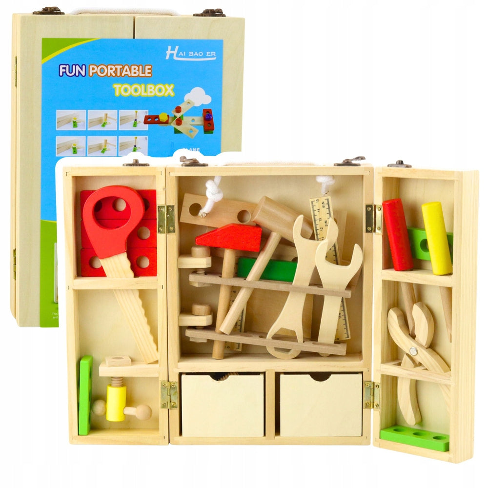 Set of Small DIY Wooden Tool Box 35 el.