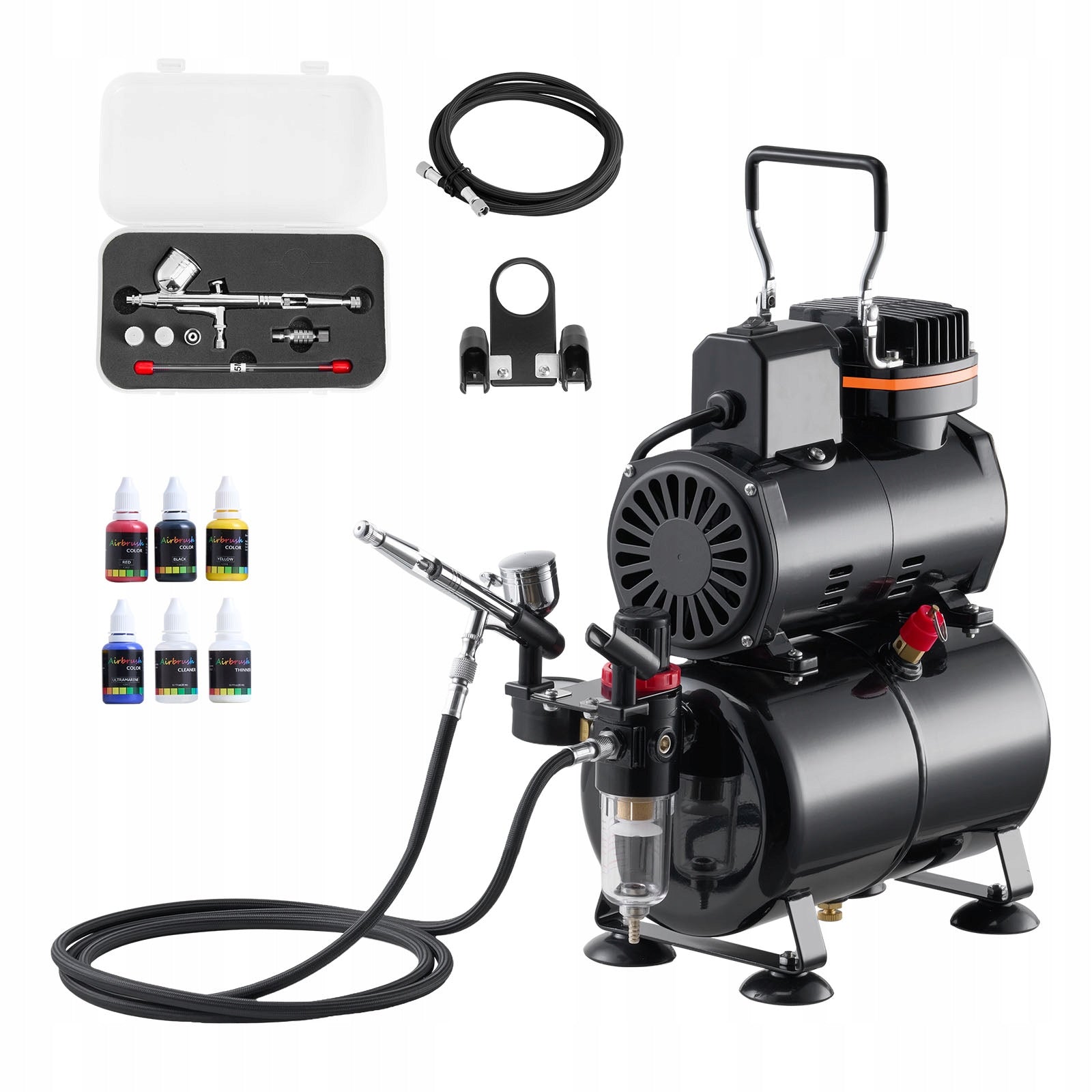 Set of Spray Gun 3 Nozzles 1 Paint Gun Models