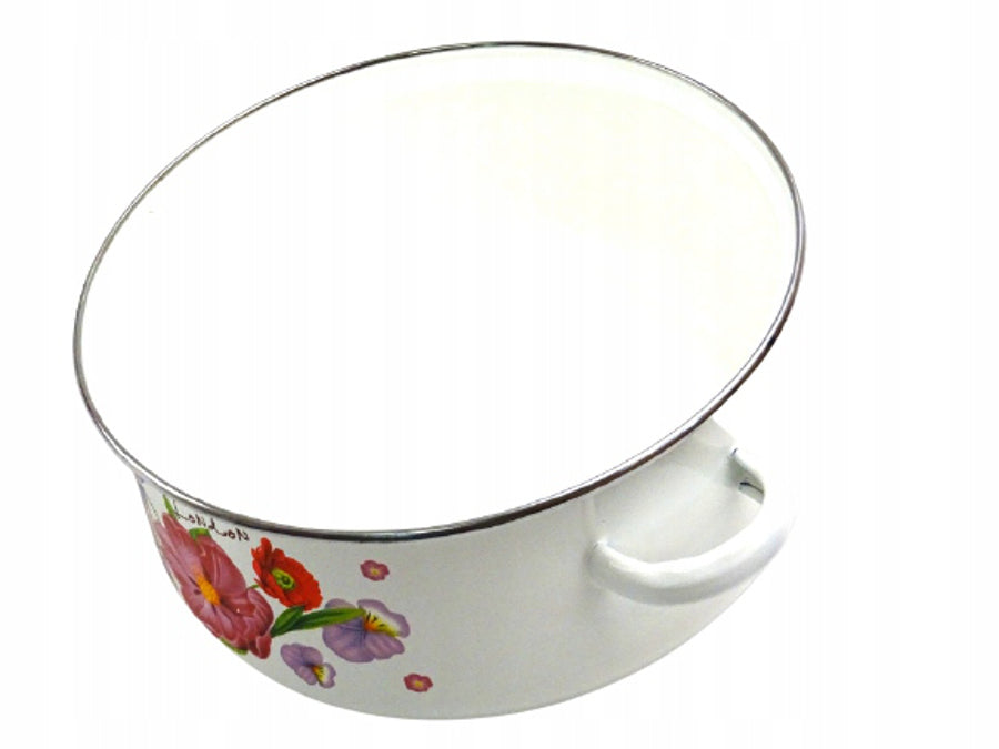 Set of Steel Pots ENAMEL POT STEEL ENAMEL LIDS Brand no brand