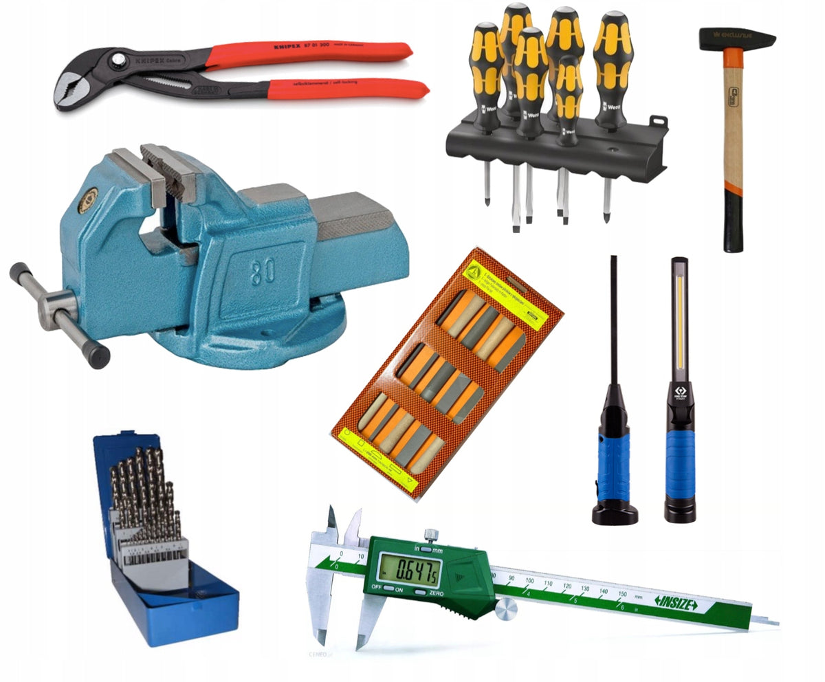 Set of Workshop Tools Vise Files 41 el