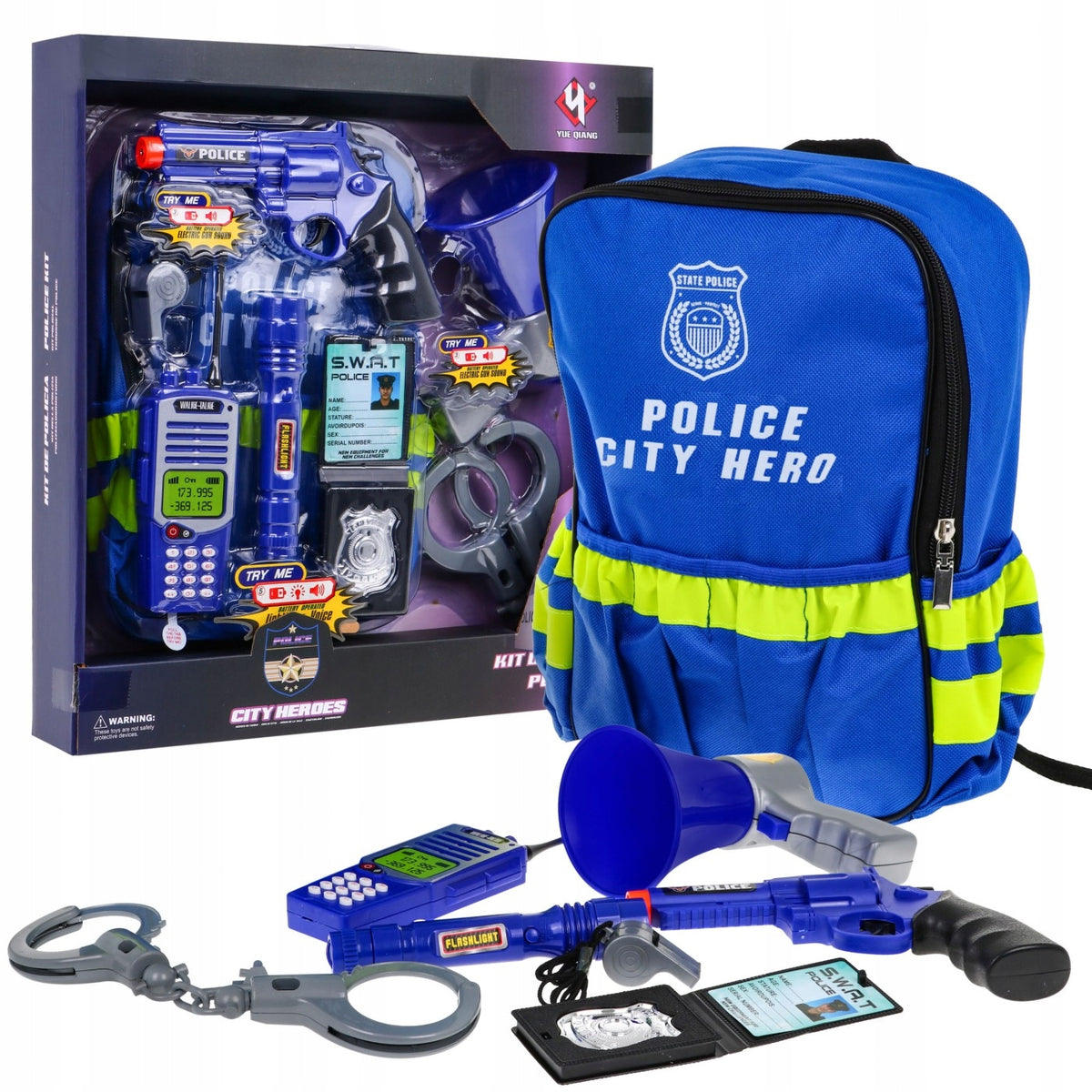 Set of a small policeman for children 3+ Fun in competitions Uniformed services