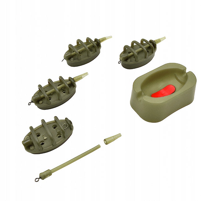 Set of bait baskets METHOD FEEDER Sahido BAIT BASKET BASIC MF 4+1 KARP Manufacturer code SH-BAIT_BASKET_BASIC_MF_4+1