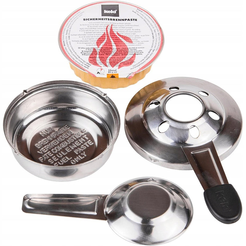 Set of burners for paste, chrome, flammable paste Brand Kela