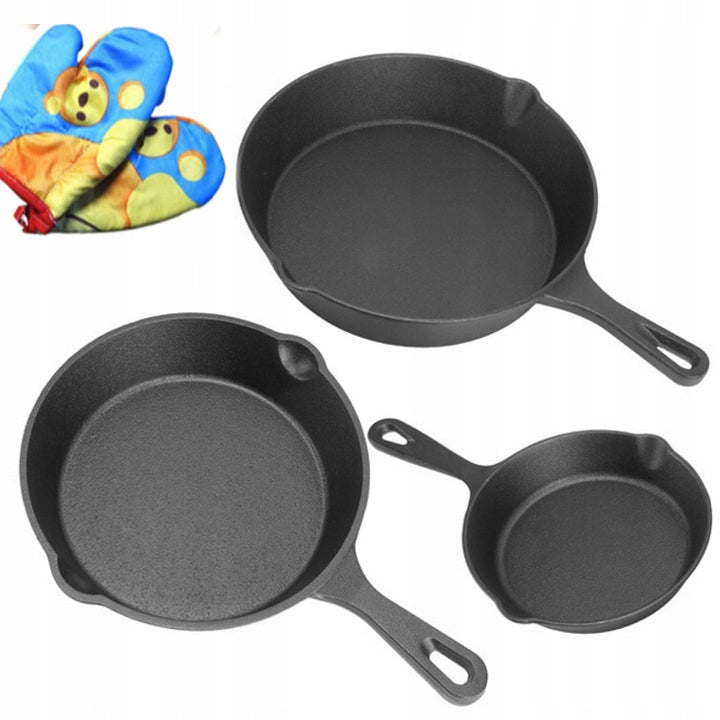 Set of cast iron pans Cast iron pans HEAVY 3 pcs. Manufacturer code AN2573RMA2SZT. + RM2