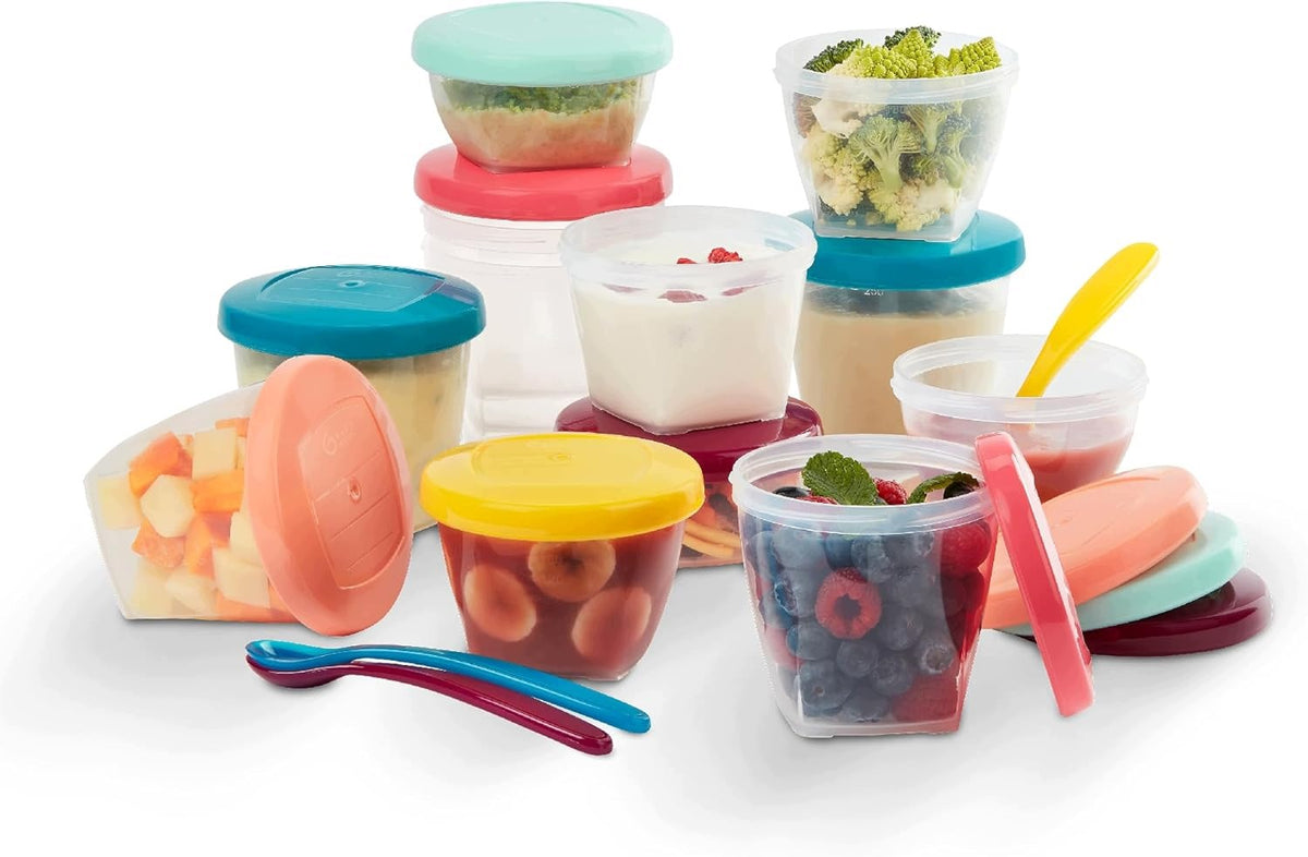 Set of containers and spoons for Babymoov Nutribaby One 4in1