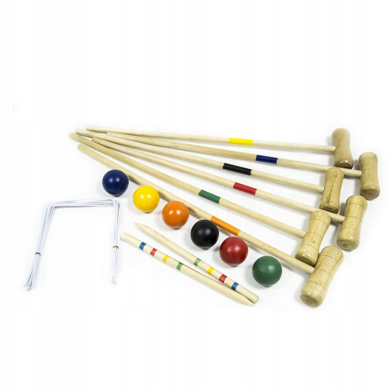 Set of croquet set for 6 people Product weight with unit packaging 2 kg